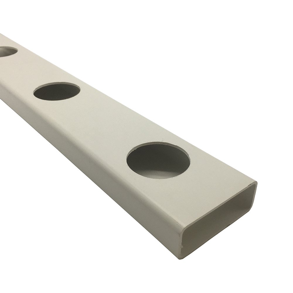 NFT Hydroponic Channel Growing Plants PVC Plastic Pipe Pouch Holes for Optimal Growth