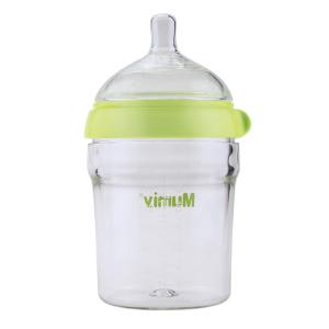 Quality 9oz Green Infant Feeder Bottle Baby Milk Hands Free Bottle Feeding wholesale
