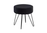 Metal Legs 3.8kg 0.06CBM Modern Foot Stools For Coffee Shop
