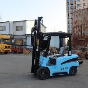 Quality 2 Stage/3 Stage Mast 1.5 Ton Portable Electric Forklift for Construction / Warehouse stand up electric forklift wholesale