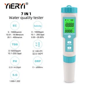 Quality Aquarium Swimming Pool ORP Salinity Digital PH Meter wholesale