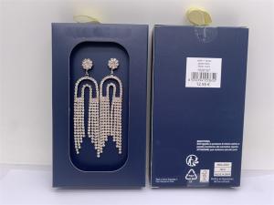 Quality Unisex Tassel Rhinestone Fashion Earrings Lightweight Reusable wholesale