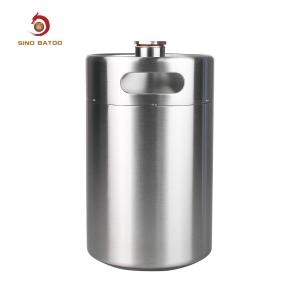Quality Portable Vacuum Insulated Mini Keg , 4L 128oz 1 Gallon Beer Keg wholesale