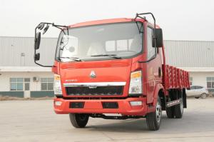 Quality Red HOWO Light Truck , Light Duty Commercial Trucks 4x2 5 Ton Capacity wholesale