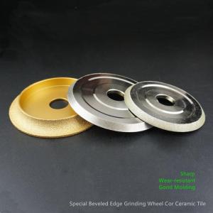 Quality 100mm Vacuum Brazed Diamond Grinding Wheel For Ceramic Tiles wholesale