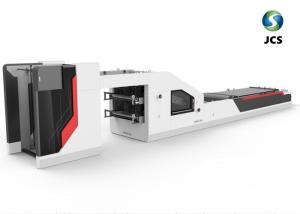 Quality Steel Flute Laminator Machine For 3 / 4 / 5 / 7 Layers Cardboard High Precision wholesale