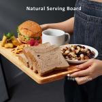 Natural Environmentally Cutting Bamboo Boards With Groove