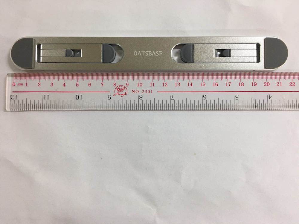 215*20*4mm Adjustable Foldable Tablet Holder 6063 Aluminium Laptop Riser