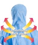 CE Industrial Painting Waterproof Non Woven Coverall Microporous Disposable SMS