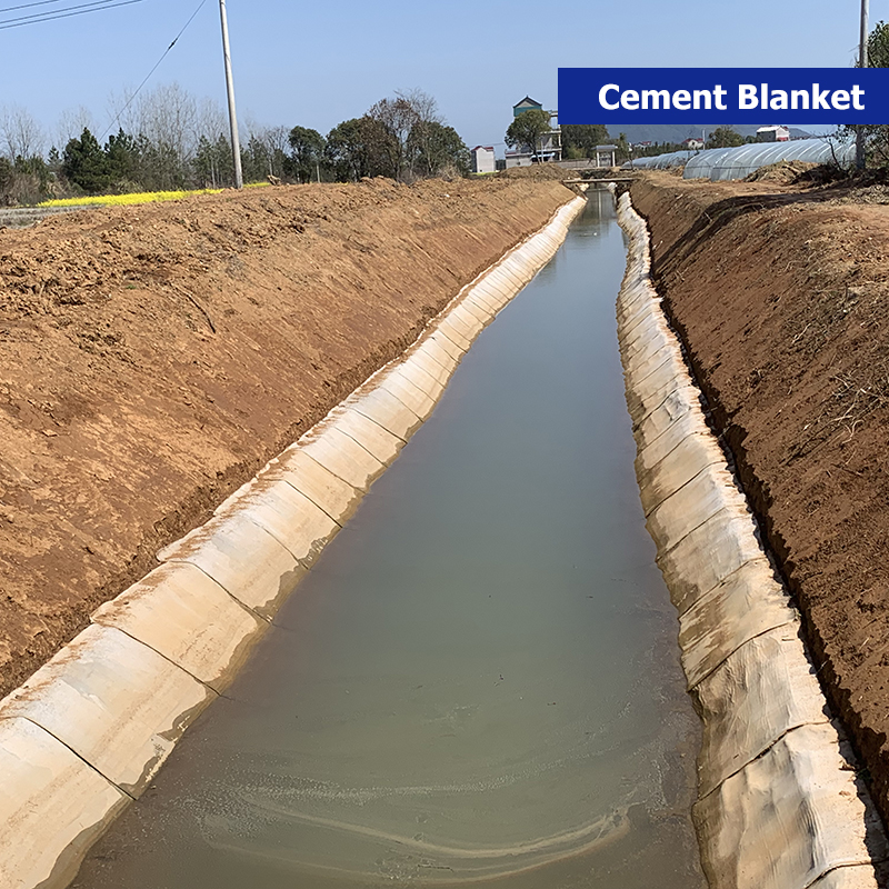 Modern 10mm Sell Canals Ditches Pressure-resistant Concrete Blanket