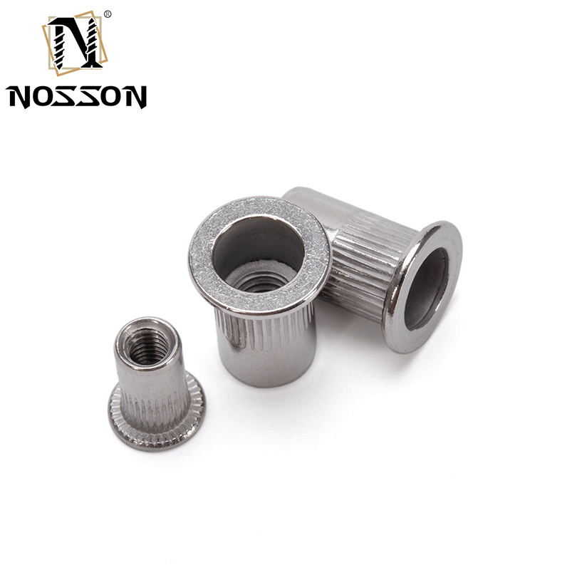 Metric Measurement System Threaded Insert Nut for Automotive Furniture SS304 Stainless Steel M6/M8/M10 Plain Finish