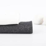 Wear Resistant Solid Knit Jacquard Fabric 165g Yarn Dyed Material For Polo Shirt