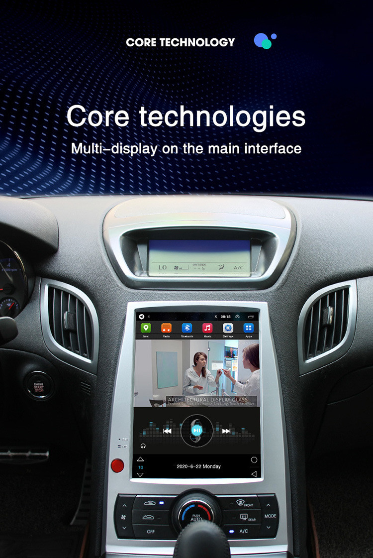 2018 2017 2016 Honda Civic Android Head Unit Radio Tesla Type Style Android 9.1