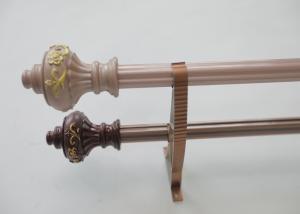 Quality Window European Style Injection Molding Curtain Rail Finials wholesale