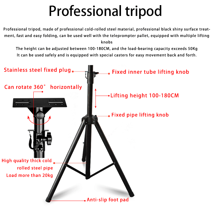TY330 -Outlet 7-11" Tablet DSLR Camera Teleprompter for Indoor and Outdoor Interviews
