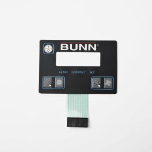 Quality Tactile PET Membrane Switch Waterproof Flexible With 0.25mm Thickness wholesale