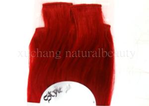 Quality Light color Personalized European Straight Real Hair Clip In Hair Extensions double machine weft wholesale