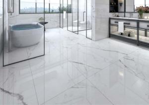 Quality Classic Carrara Hd Porcelain Tile Matte Surface for Bright 24 X 48 Floor wholesale