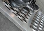 850mm Width Checker Plate Sheet Serrated Steel Grating Stair Tread