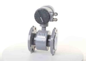 Quality Smart Utility Electromagnetic Flow Meter Rubber / Ptfe Liner Flange Pipe Connect wholesale