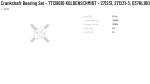 DEUTZ Metal Crankshaft Bearing Set for Heavy-Duty Industrial Engines 77139610