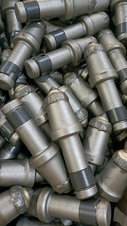 Round Shank Bit Tungsten Carbide Drilling Tools For Coal Mining Flight Auger