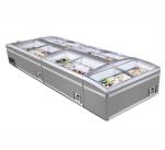 Freely Combined Supermarket Island Freezer for Ice Cream and Meat Display