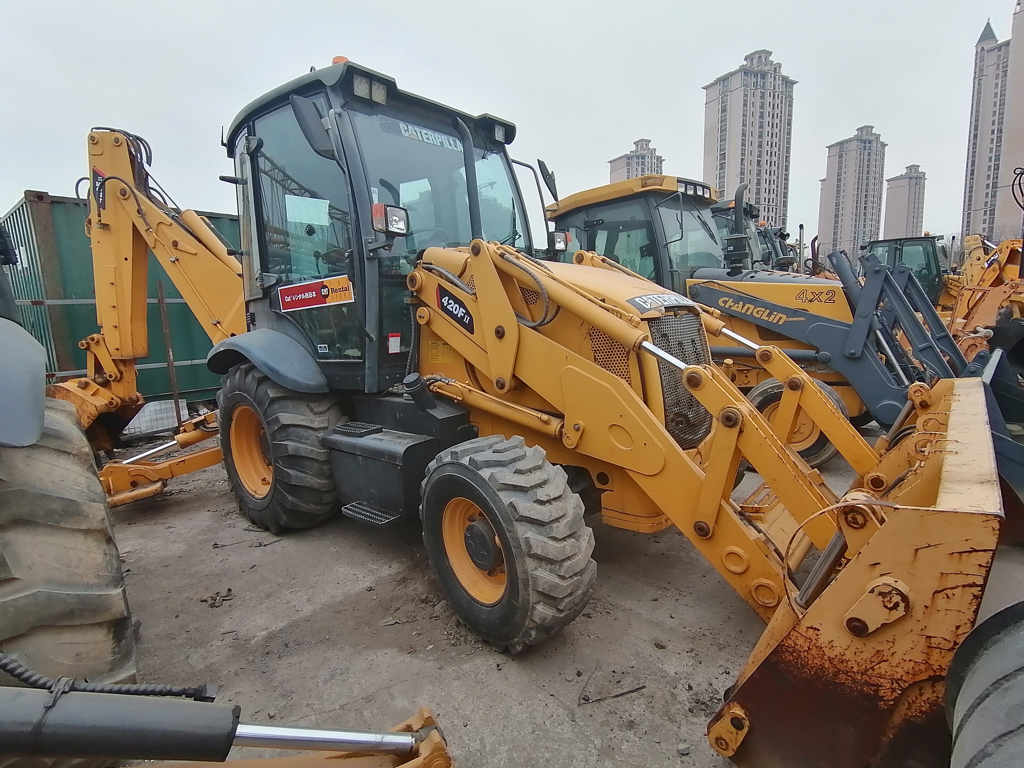 11 Ton Mini 2014 Caterpillar 420F Backhoe Loader Cat 420F