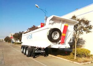 Quality Steel Q345 Heavy Duty 80 Tons Truck Dump Trailer wholesale