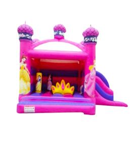 Quality Princess Inflatable Bouncy House jumping With Pillar And Crown wholesale