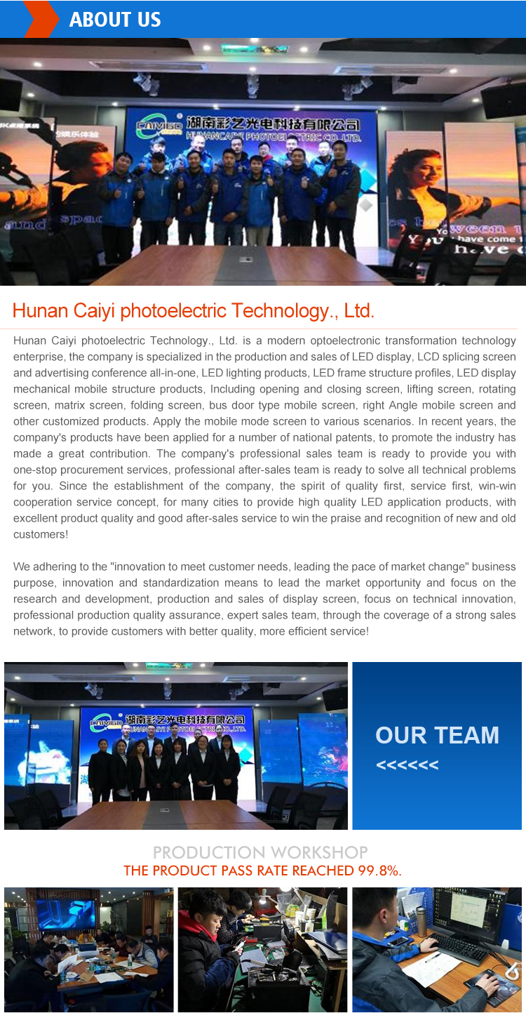 Indoor Flexible Moving LED Screen Video Wall Customization Lifting Bendable Led Screen
