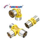Commercial Brass Pex Tube Connectors 16mm - 32mm Pex Tubing Compression Fittings