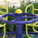 114mm Galvanized Steel Outdoor Physical Fitness Equipment Multifunctional