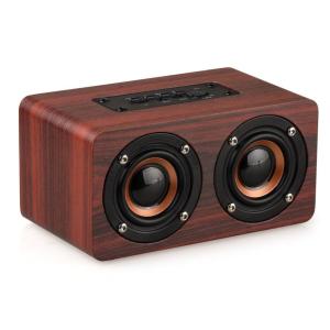 Quality Retro Wood Bluetooth Speaker Wireless Speaker Support AUX TF Card for Smartphone wholesale