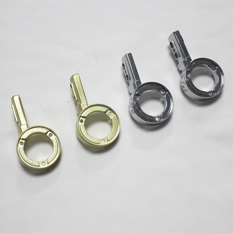 ISO9001 Rustproof Aluminum Die Casting Parts Plating Golden Surface