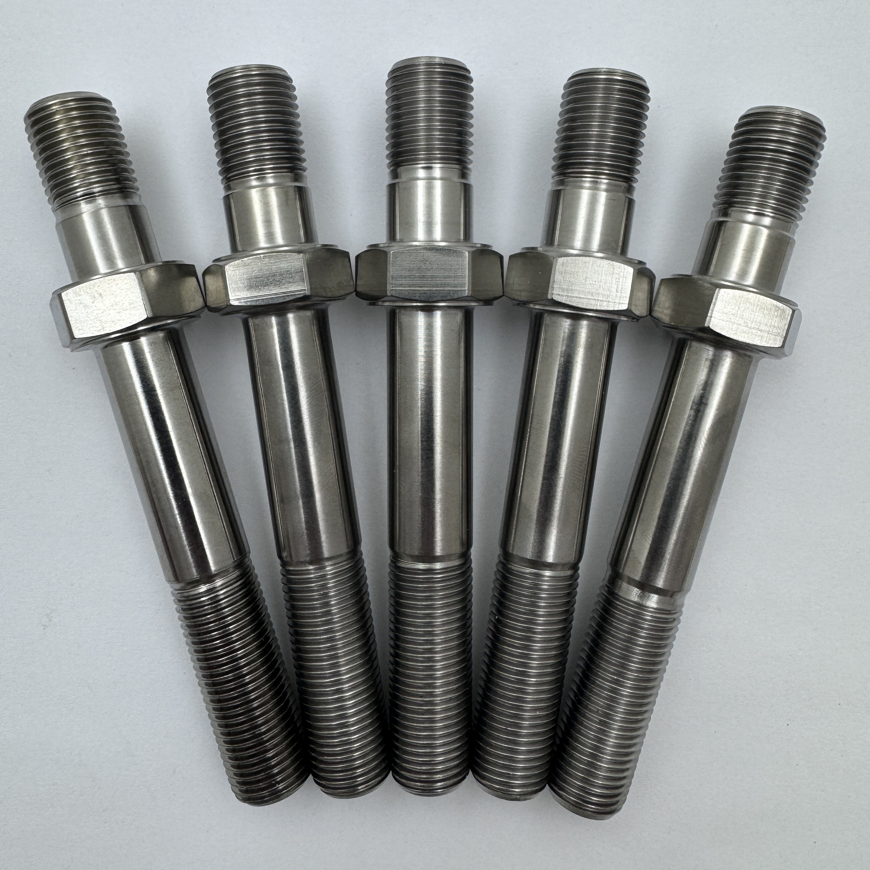 DIN Standard Titanium One Nut Stud 4.10" Shock Mount Stud Bolt 1/2 -20 Maxim Winters TI Bolt for Construction Machinery