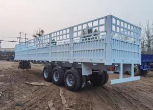 Quality 3/4 Axle Fence Warehouse Trailer Truck With 1310mm Wheel Base And Tread 1840mm wholesale