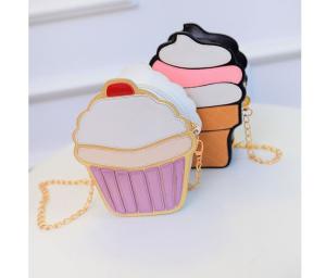 Quality Korean version of the summer new personalized fashion ice cream cake bag casual shoulder bag diagonal female chain wholesale