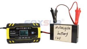 Quality Aluminum Alloy LCD Display 12v Sealed Lead Acid Charger wholesale