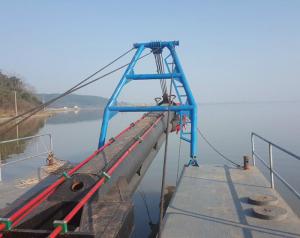 Quality YSCSD350 River Dredging Machine Red Color 16kw Sand Dredging Boat 8inch wholesale