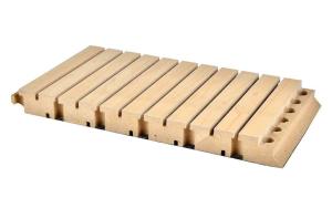 Quality 197*2400*15-18mm Acoustic Panels for Music Hall and Cinema Wooden Acoustic Wall Panel wholesale