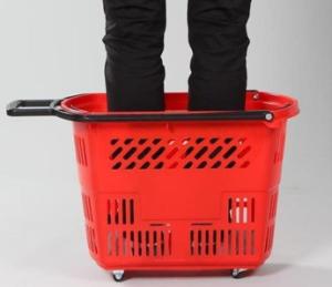 Quality Mobile Trolley Baskets With Casters wholesale