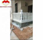 Polished Surface Finished Handrail Column for Home Decorations in Guangxi White