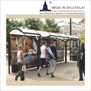 Quality IP65 40W Rectangle wifi 100Km/H Bus Stop Shelter wholesale
