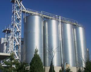 Quality Steel Corrugated Grain Silo Corn Storage Hot Dipped Galvanized Material wholesale