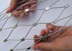 Quality Ferruled 60m Hand Woven Mesh 304 Stainless Steel Natural Color wholesale