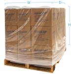 Heavy Duty Breathable Square Bottom Polyethylene Pallet Covers