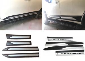 Quality TOYOTA New Fortuner 2016 2018 Auto Body Trim Parts Side Molding Protection Plates wholesale