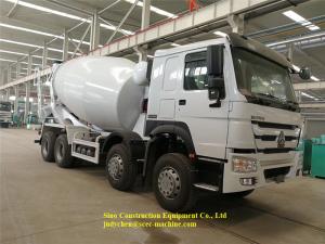Quality 12m3 Concrete Self Loading Mixer Truck 371hp Sinotruk Howo 8x4 Euro II wholesale