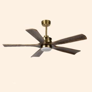 Quality American Style Vintage Decorative Fan Ceiling 220v Winding Powered Ceiling Fan With Light wholesale